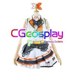 画像11: プロジェクトセカイ カラフルステージ！ プロセカ　MORE MORE JUMP！　花里みのり　コスプレ衣装　新バージョン (11)
