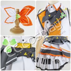画像14: プロジェクトセカイ カラフルステージ！ プロセカ　MORE MORE JUMP！　花里みのり　コスプレ衣装　新バージョン (14)