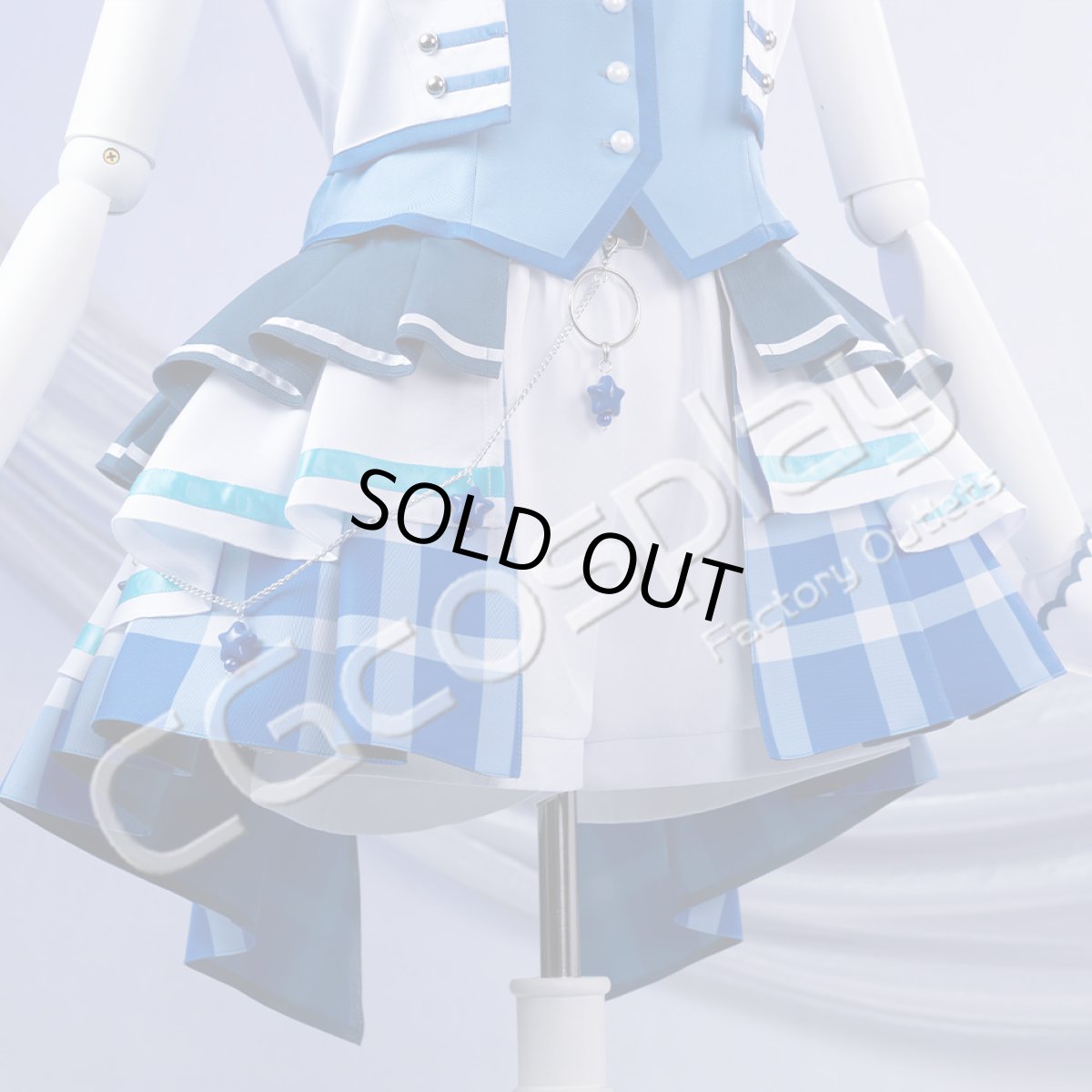 画像8: タイムセール25％off!!　「一部在庫」BanG Dream!（バンドリ！）　Poppin'Party　シーズン3衣装　花園たえ　コスプレ衣装 (8)