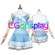 画像1: 学園アイドルマスター　学マス　学マス×ローソンコラボ　マリン風衣装　姫崎莉波　秦谷美鈴　花海佑芽　十王星南　紫雲清夏　篠澤広　有村麻央　月村手毬　花海咲季　藤田ことね　葛城リーリヤ　倉本千奈　コスプレ衣装 (1)