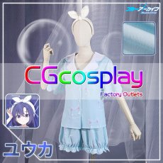 画像2: ブルーアーカイブ　早瀬ユウカ（パジャマ）　コスプレ衣装　枕追加可 (2)