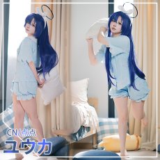 画像9: ブルーアーカイブ　早瀬ユウカ（パジャマ）　コスプレ衣装　枕追加可 (9)