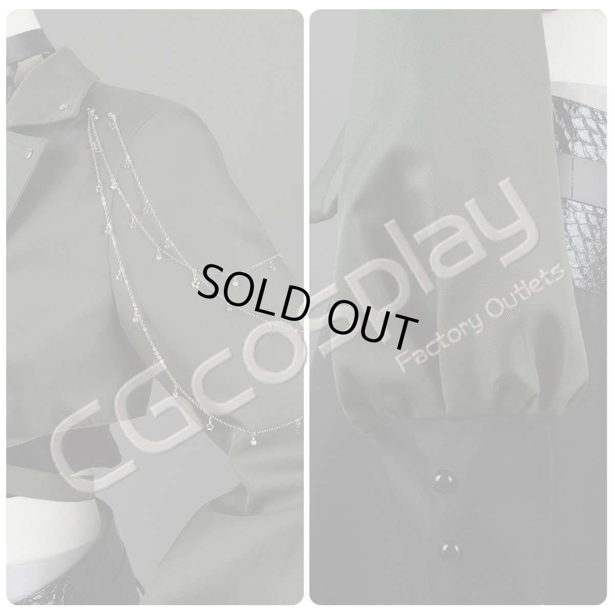 画像16: 「一部在庫」バーチャルYouTuber　Vtuber　星街すいせい×くず　は　W●RK(Cover)　コスプレ衣装 (16)