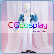 画像7: プロジェクトセカイ カラフルステージ！ feat. 初音ミク　ミクとの出会い　アンビション・サロペット　星乃一歌　コスプレ衣装 (7)