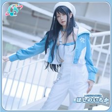 画像2: プロジェクトセカイ カラフルステージ！ feat. 初音ミク　ミクとの出会い　アンビション・サロペット　星乃一歌　コスプレ衣装 (2)