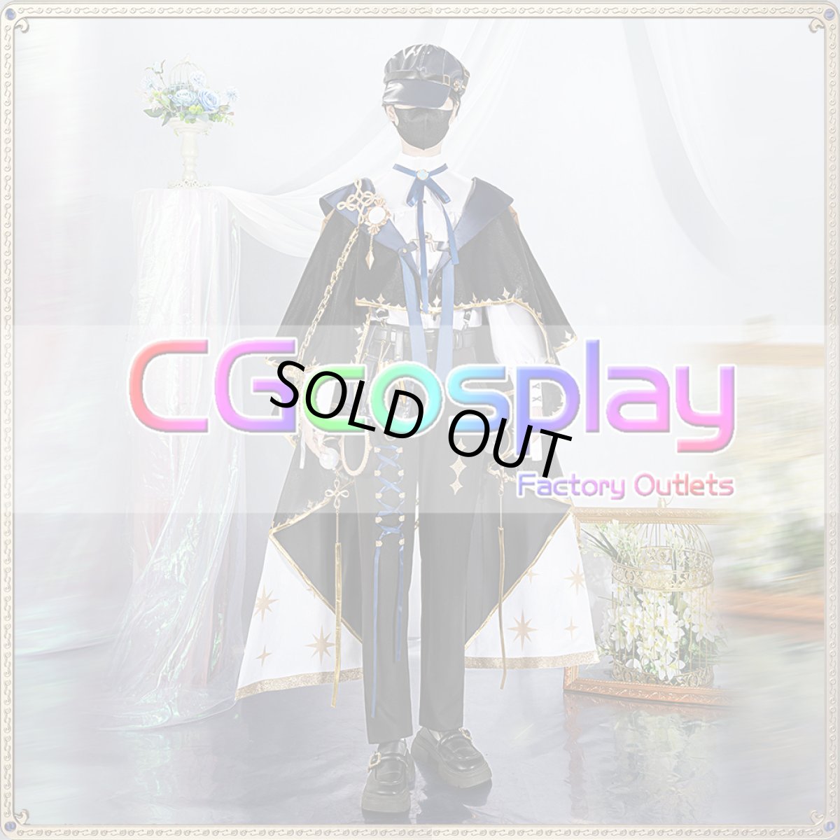 画像1: 「一部在庫」バーチャルYouTuber　Vtuber　ショウ　鑑定士のお洋服 新衣装　コスプレ衣装（懐中電灯無し） (1)