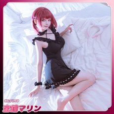 画像7: バーチャルYouTuber　Vtuber　ホロライブ　宝鐘マリン　部屋着　黒Ver.　コスプレ衣装 (7)