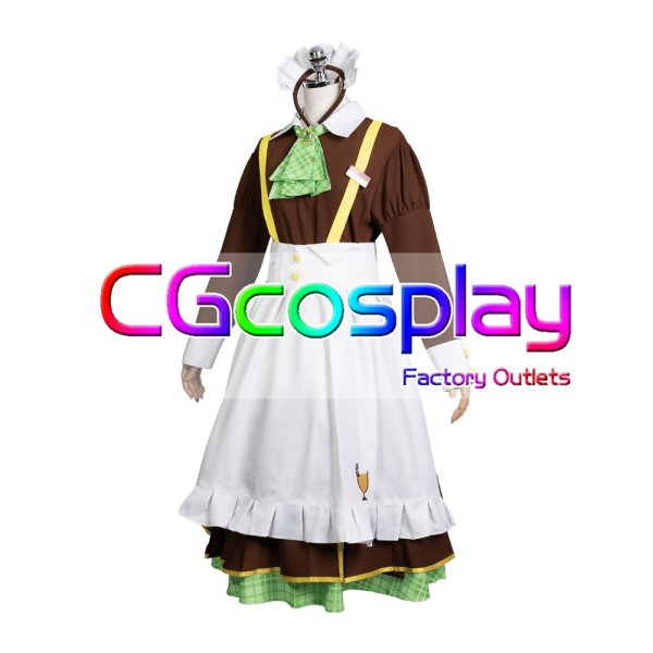 コスプレ衣装 choco バーチャルYouTuber Vtuber ココスコラボ衣装 メイド服 全員 コスプレ衣装