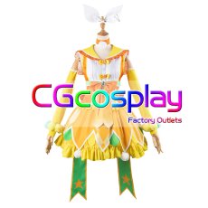 画像2: プロジェクトセカイ カラフルステージ！ feat. 初音ミク　ワンダーランドのセカイ　ポッピングスマイル　鏡音リン　コスプレ衣装 (2)