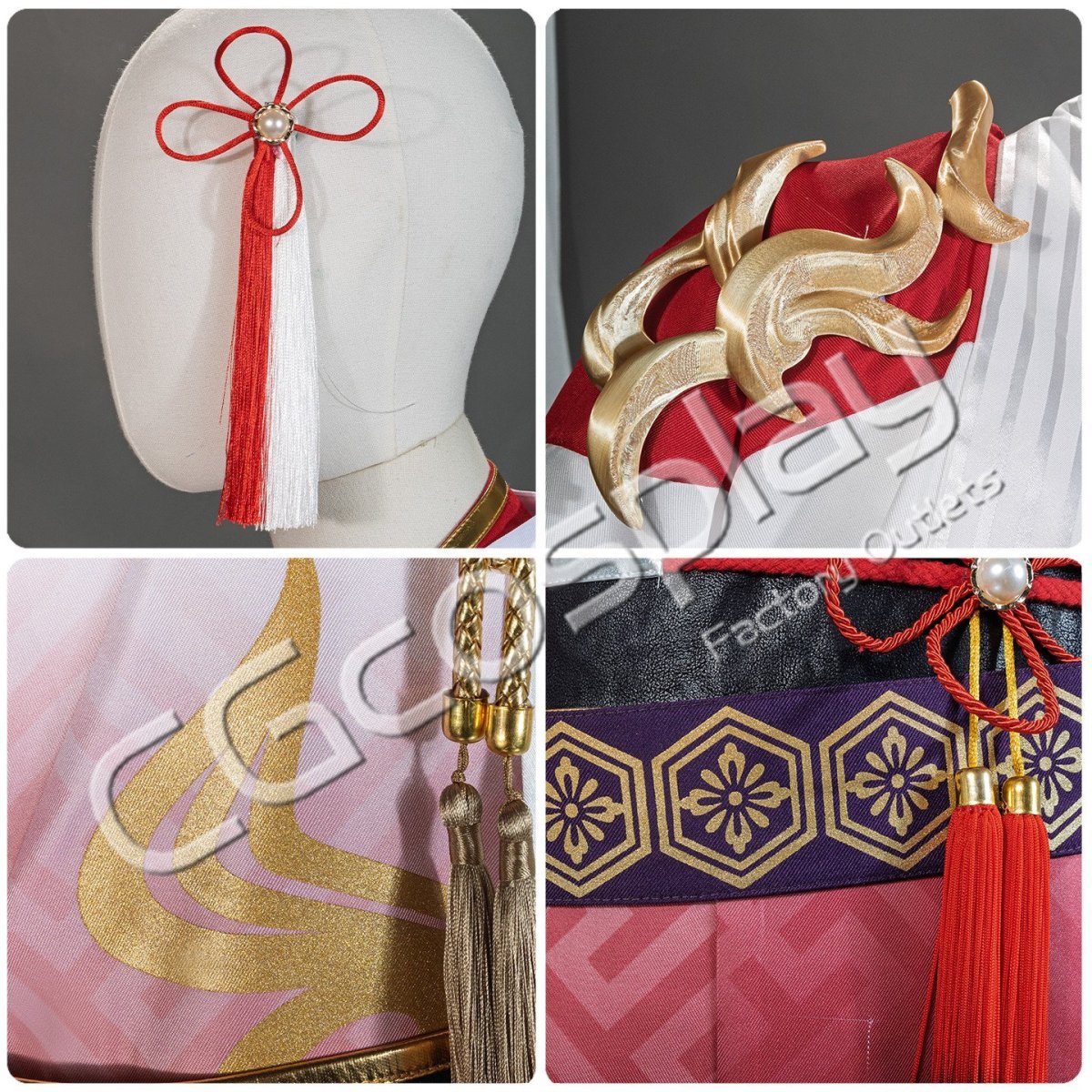 画像14: バーチャルYouTuber　Vtuber　晴　鬼化衣装　コスプレ衣装 (14)