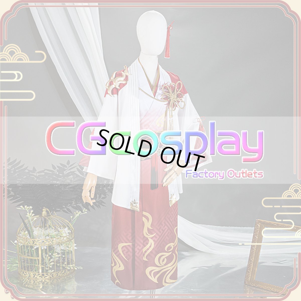 画像8: 「一部在庫」バーチャルYouTuber　Vtuber　晴　鬼化衣装　コスプレ衣装 (8)