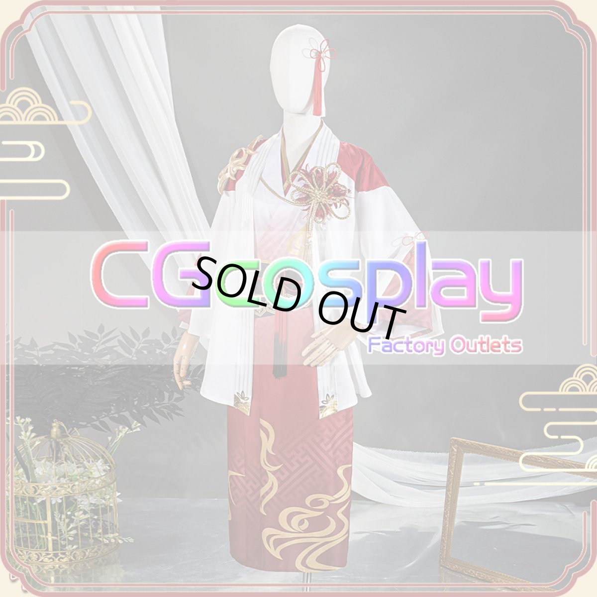 画像9: 「一部在庫」バーチャルYouTuber　Vtuber　晴　鬼化衣装　コスプレ衣装 (9)