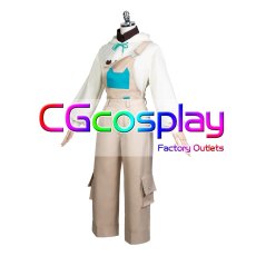 画像3: バーチャルYouTuber　Vtuber　かなえ　パーカー×オーバーオール衣装　コスプレ衣装 (3)