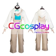 バーチャルYouTuber　Vtuber　かなえ　パーカー×オーバーオール衣装　コスプレ衣装