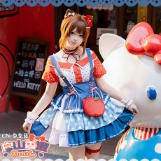 画像1: 「一部在庫」BanG Dream!（バンドリ！）　Poppin'Party　さあ、扉を開いて！　戸山香澄　コスプレ衣装 (1)