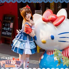画像3: 「一部在庫」BanG Dream!（バンドリ！）　Poppin'Party　さあ、扉を開いて！　戸山香澄　コスプレ衣装 (3)