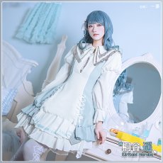 画像2: 「一部在庫」プロジェクトセカイ　カラフルステージ！　feat.　初音ミク　誇りに思えるようなアイドルに　桐谷遥　Fairlady　Dress　コスプレ衣装 (2)