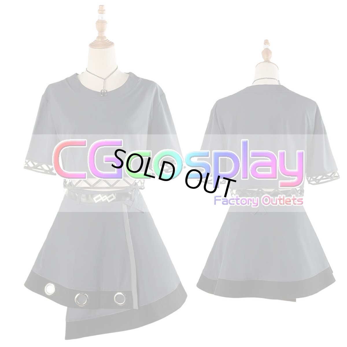 画像12: 20%off　「一部在庫」プロジェクトセカイ カラフルステージ！ feat. 初音ミク　イベント『BURN MY SOUL』　HOT AIR GIRL　小豆沢こはね　コスプレ衣装 (12)