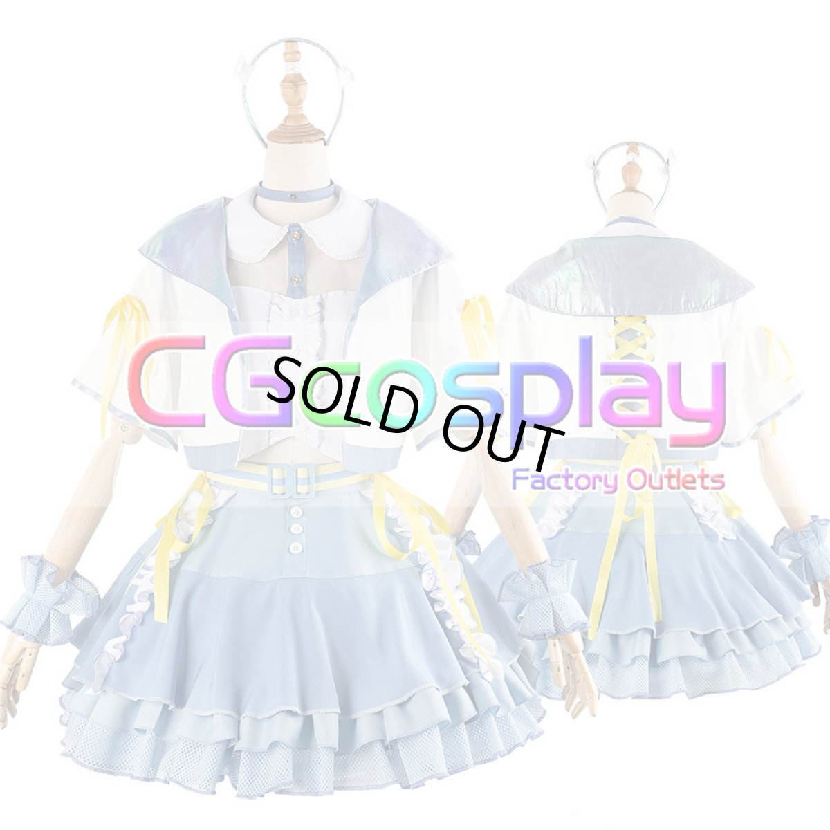 画像4: 「一部在庫」学園アイドルマスター　学マス　世界一可愛い私　藤田ことね　コスプレ衣装 (4)