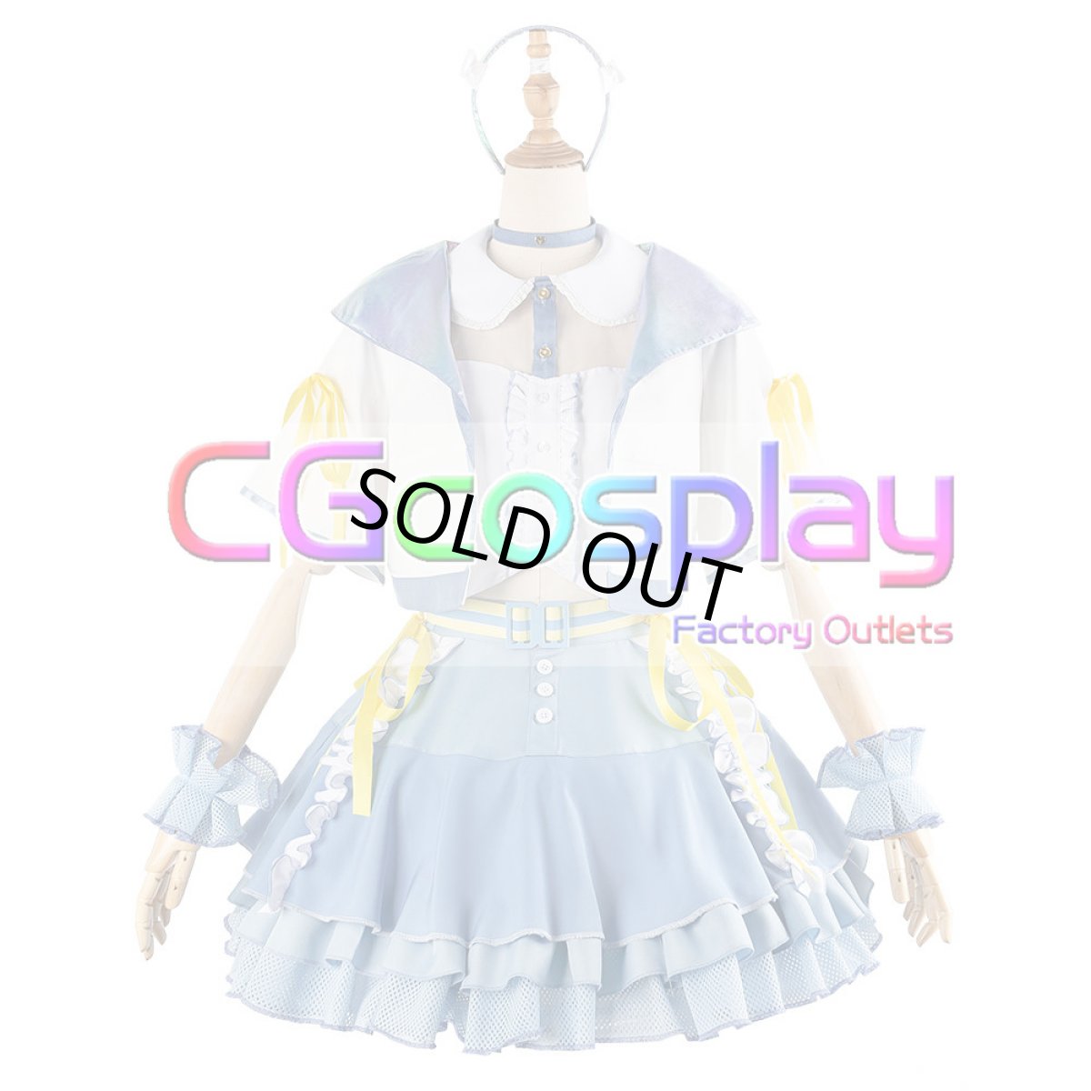 画像5: 「一部在庫」学園アイドルマスター　学マス　世界一可愛い私　藤田ことね　コスプレ衣装 (5)