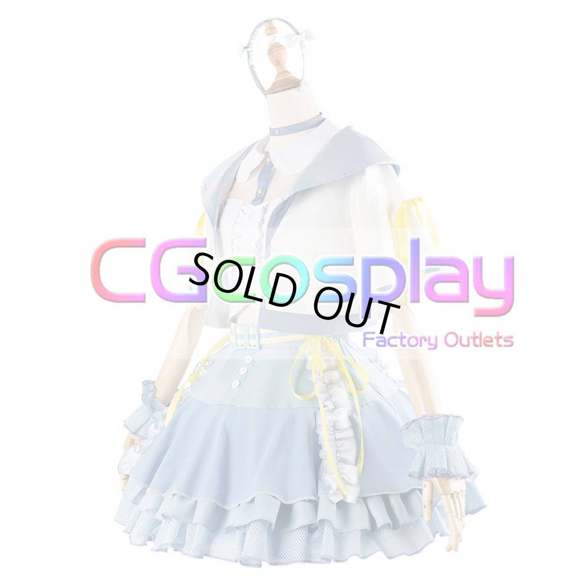 画像6: 「一部在庫」学園アイドルマスター　学マス　世界一可愛い私　藤田ことね　コスプレ衣装 (6)