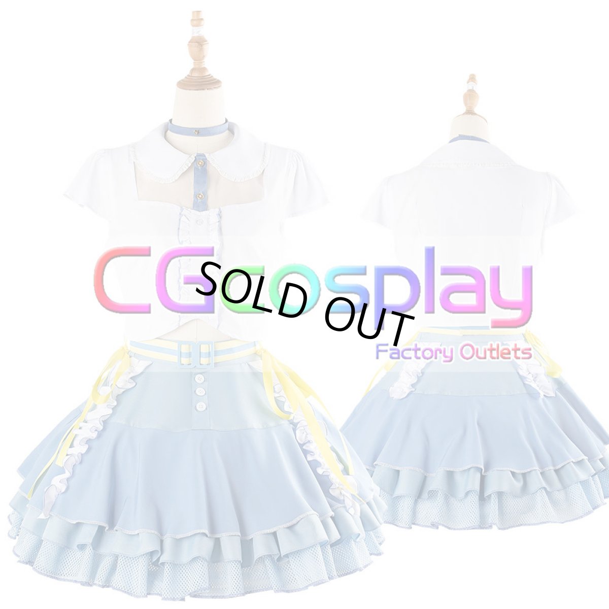 画像9: 「一部在庫」学園アイドルマスター　学マス　世界一可愛い私　藤田ことね　コスプレ衣装 (9)