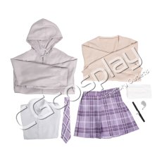 画像9: バーチャルYouTuber　Vtuber　胡桃のあ　制服　コスプレ衣装 (9)