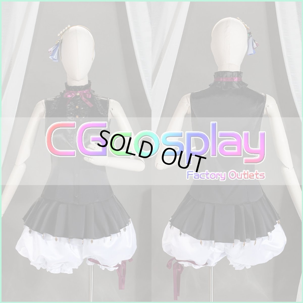 画像11: 「一部在庫」プロジェクトセカイ カラフルステージ!feat.初音ミク　Sway Clown　思い知らされた差　草薙 寧々　コスプレ衣装 (11)