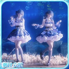 画像4: 「一部在庫」BanG Dream!（バンドリ！）　RAISE A SUILEN　RAS　キュートな食いしん坊　ロック　朝日六花　コスプレ衣装 (4)