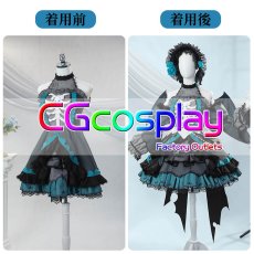 画像2: BanG Dream!（バンドリ！）　RAISE A SUILEN　RAS　ロック　闇に光を　朝日六花　パニエ　コスプレ道具　コスプレ衣装 (2)