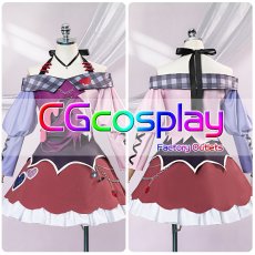 画像1: BanG Dream!（バンドリ！）　RAISE A SUILEN　RAS　ロック　涼やかな沢で　朝日六花　コスプレ衣装 (1)