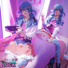 画像2: 「一部在庫」BanG Dream!（バンドリ！）　RAISE A SUILEN　RAS　ロック　涼やかな沢で　朝日六花　コスプレ衣装 (2)