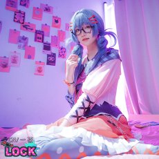 画像3: 「一部在庫」BanG Dream!（バンドリ！）　RAISE A SUILEN　RAS　ロック　涼やかな沢で　朝日六花　コスプレ衣装 (3)