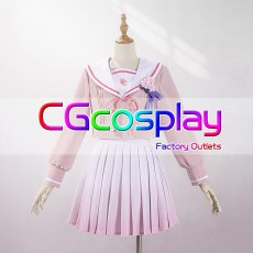 画像10: 「一部在庫」学園アイドルマスター　学マス　桜フォトグラフ　制服　根緒亜紗里　葛城リーリヤ　月村手毬　篠澤広　倉本千奈　十王星南　藤田ことね　姫崎莉波　有村麻央　コスプレ衣装 (10)