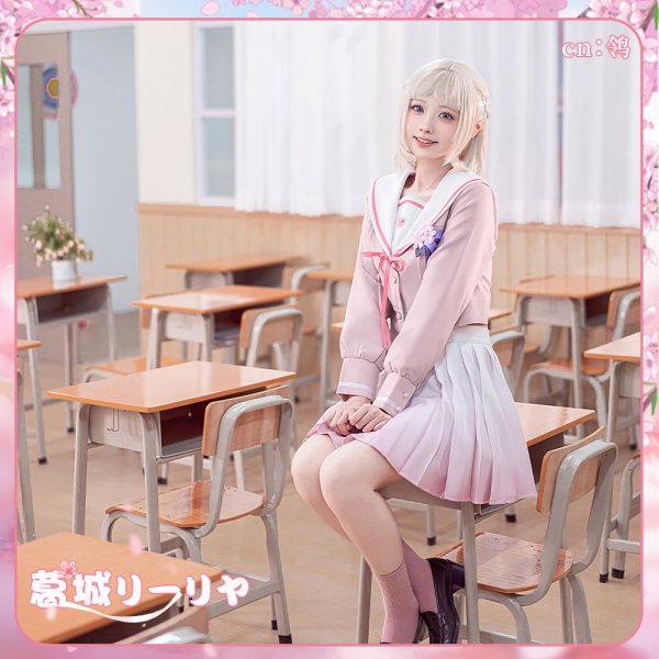 学園アイドルマスター 学マス 桜フォトグラフ 制服 根緒亜紗里 葛城