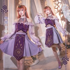 画像3: BanG　Dream!（バンドリ！）　Roselia　「Sei　stark」　ライブ衣装　今井リサ　コスプレ衣装 (3)