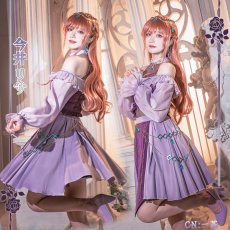 画像6: BanG　Dream!（バンドリ！）　Roselia　「Sei　stark」　ライブ衣装　今井リサ　コスプレ衣装 (6)