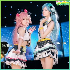 画像3: プロジェクトセカイ カラフルステージ！ プロセカ　MORE MORE JUMP！　日野森雫　コスプレ衣装 (3)