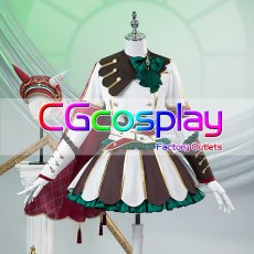 画像1: タイムセール25％off!!　ウマ娘プリティーダービー　ウマ娘　マルシュロレーヌ　勝負服　コスプレ衣装 (1)