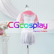 画像5: 「一部在庫」BanG Dream!（バンドリ！）　Pastel＊Palettes　ふわふわハート♡　丸山彩　コスプレ衣装 (5)