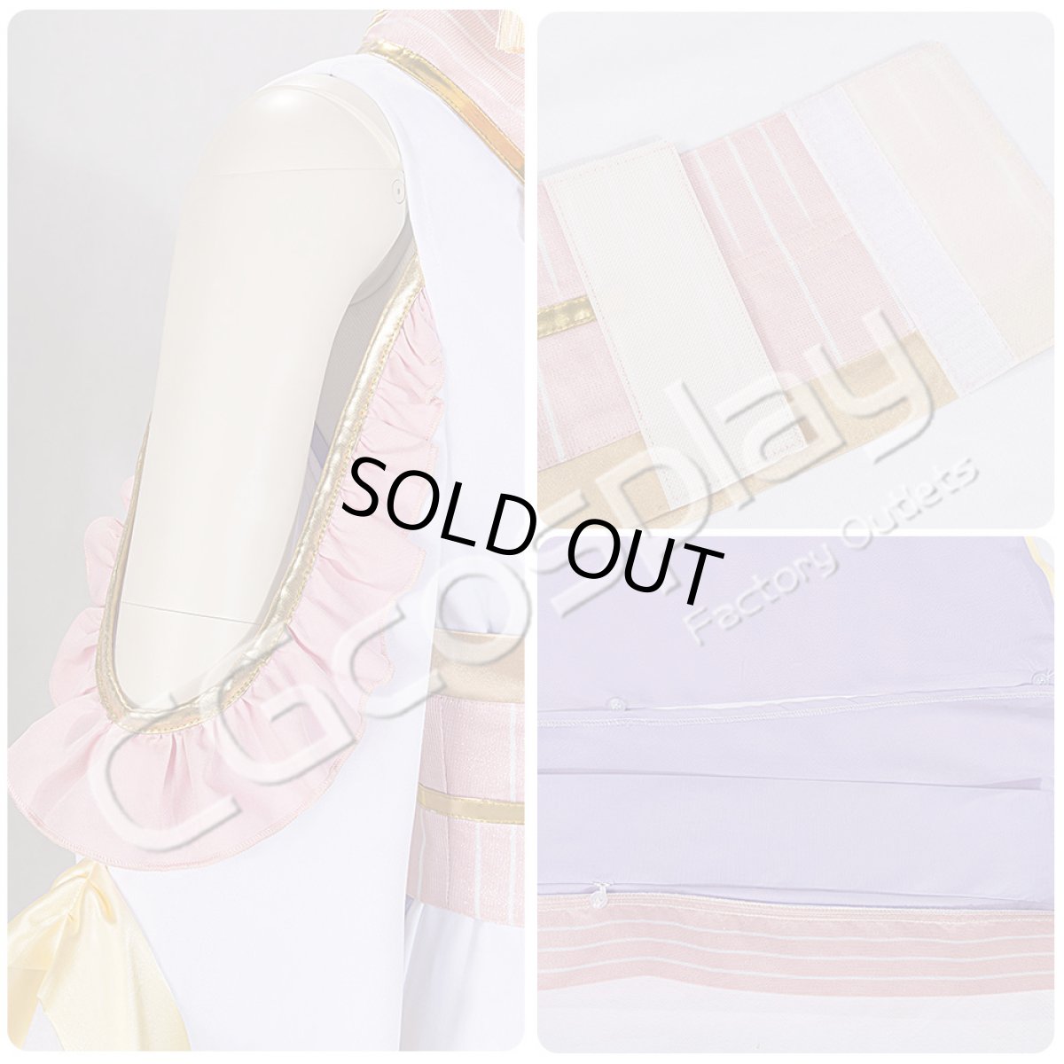 画像14: 「一部在庫」ウマ娘プリティーダービー 　ウマ娘　ふりさけみれば天花のわらう　マルゼンスキー　コスプレ衣装 (14)