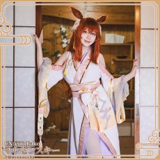 画像3: 「一部在庫」ウマ娘プリティーダービー 　ウマ娘　ふりさけみれば天花のわらう　マルゼンスキー　コスプレ衣装 (3)