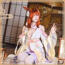 画像5: 「一部在庫」ウマ娘プリティーダービー 　ウマ娘　ふりさけみれば天花のわらう　マルゼンスキー　コスプレ衣装 (5)