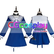 画像1: きみが死ぬまで恋をしたい　トツキ・シーナ　カガリ・ミミ　リジィ・セイラン　モード・アリ　制服　コスプレ衣装 (1)