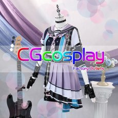 画像4: 20%off　BanG Dream!（バンドリ！）　暁の空へ、輝く希望の船出ガチャ　美竹蘭　コスプレ衣装 (4)