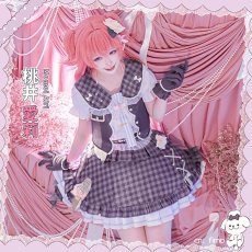 画像3: プロジェクトセカイ カラフルステージ！ feat. 初音ミク　プロセカ4周年　MORE MORE JUMP！　Sweet & Rose　桃井愛莉　コスプレ衣装 (3)