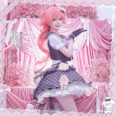 画像6: プロジェクトセカイ カラフルステージ！ feat. 初音ミク　プロセカ4周年　MORE MORE JUMP！　Sweet & Rose　桃井愛莉　コスプレ衣装 (6)