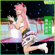 画像9: プロジェクトセカイ カラフルステージ！ プロセカ　MORE MORE JUMP！　桃井愛莉　コスプレ衣装 (9)