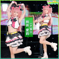 画像2: プロジェクトセカイ カラフルステージ！ プロセカ　MORE MORE JUMP！　桃井愛莉　コスプレ衣装 (2)