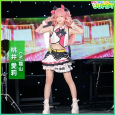 画像7: プロジェクトセカイ カラフルステージ！ プロセカ　MORE MORE JUMP！　桃井愛莉　コスプレ衣装 (7)
